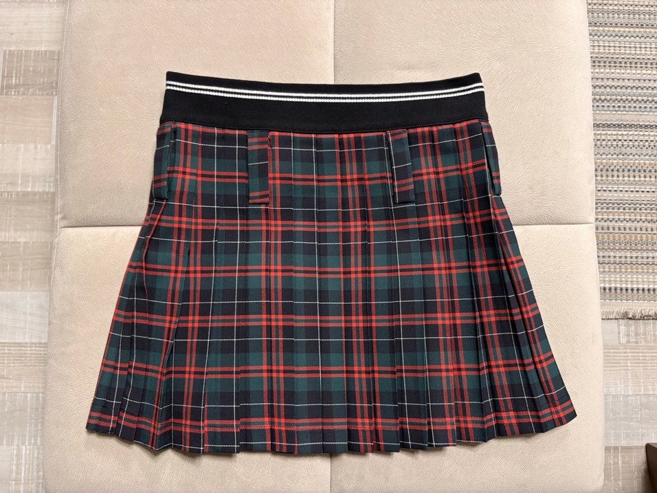 Sagaza Madrid Kırmızı Ekose Etek  - Görsel 4