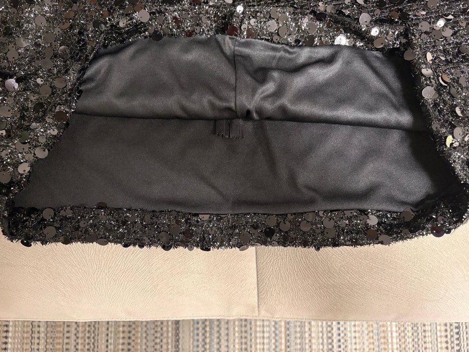 Siyah Pullu Payet Etek - Görsel 5