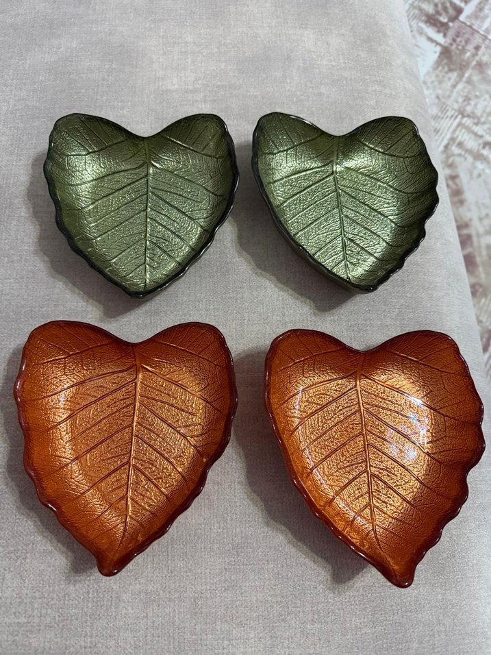 4'lü Yaprak Şekilli Çerezlik - Görsel 2