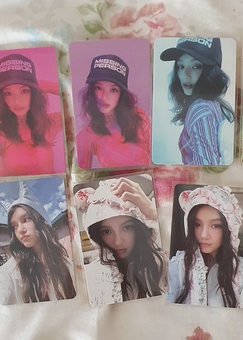  Beden Renk Newjeans photocard danielle hanni hyein hanni haerin minji