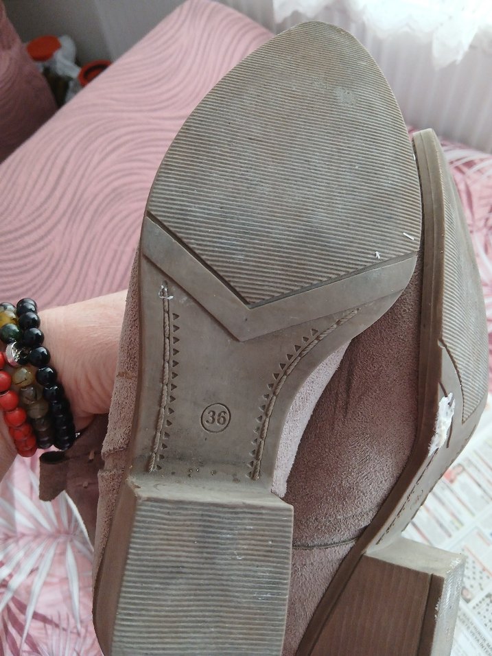 Bej Süet Kadın Bot,markası belli değil. - Görsel 4