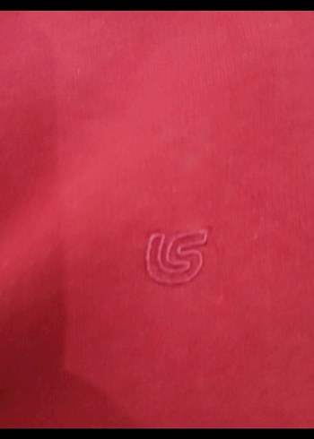 Koyu Kırmızı Bisiklet Yaka Sweatshirt - Görsel 4