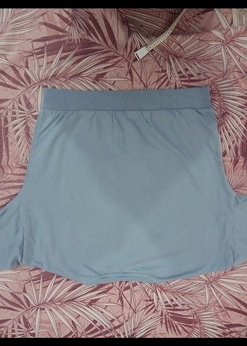 koton markalı.Mavi Uzun Kollu Kadın Sweatshirt - Görsel 2