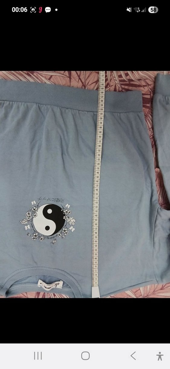 koton markalı.Mavi Uzun Kollu Kadın Sweatshirt - Görsel 4