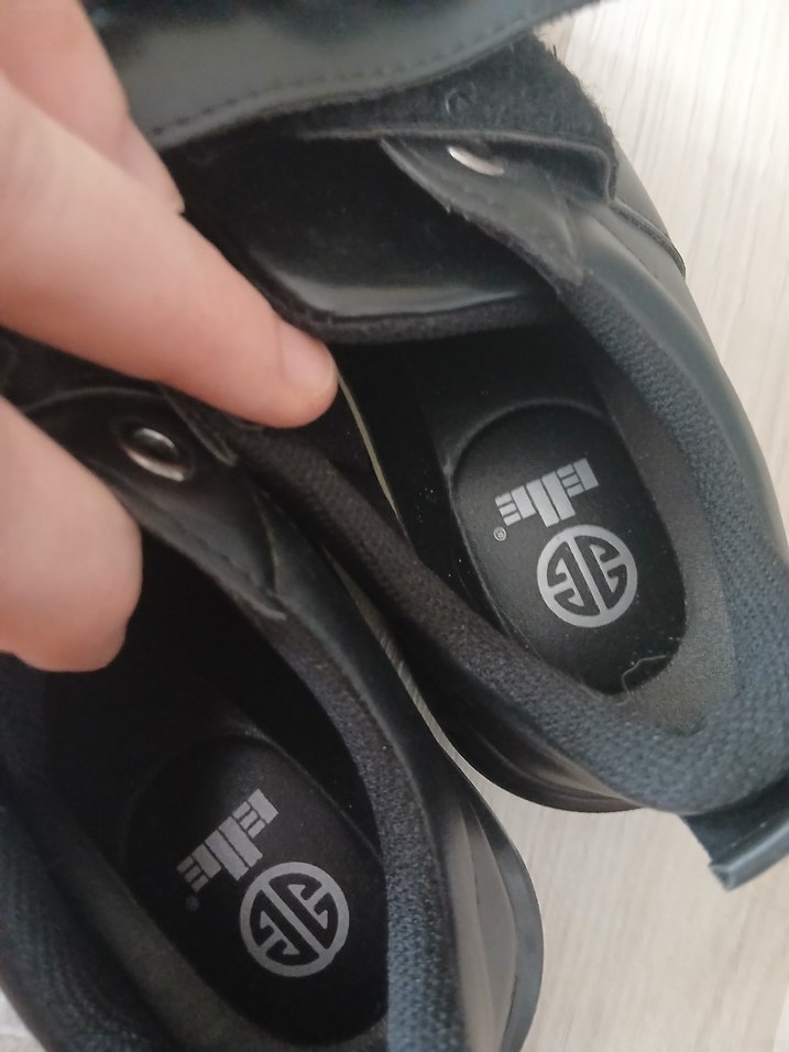 Siyah Zincir Tokalı Goth Stiletto Topuklu Sneakers - Görsel 3