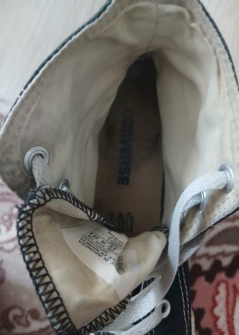 Kadın Siyah Bağcıklı Grunge Spor Ayakkabı - Görsel 4