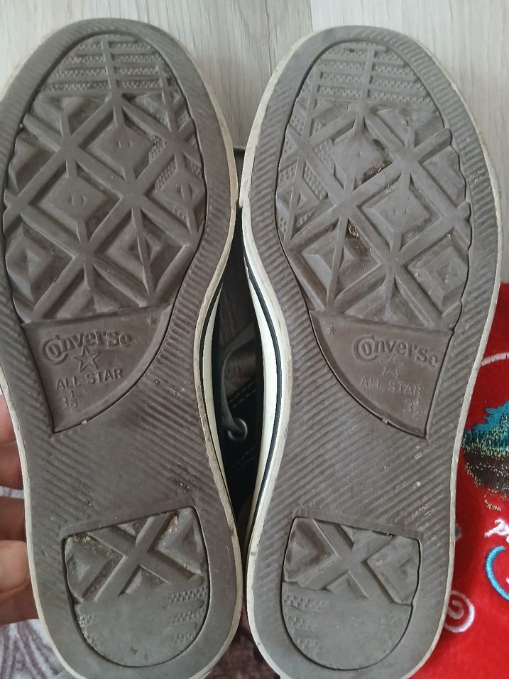 Kadın Siyah Bağcıklı Grunge Spor Ayakkabı - Görsel 2