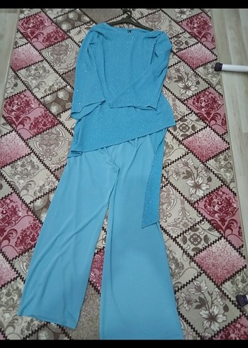 turkuaz renk alt üst takım - Görsel 5