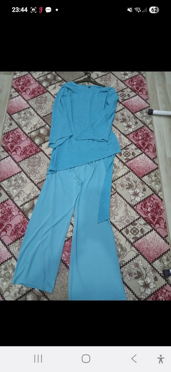 turkuaz renk alt üst takım - Görsel 5