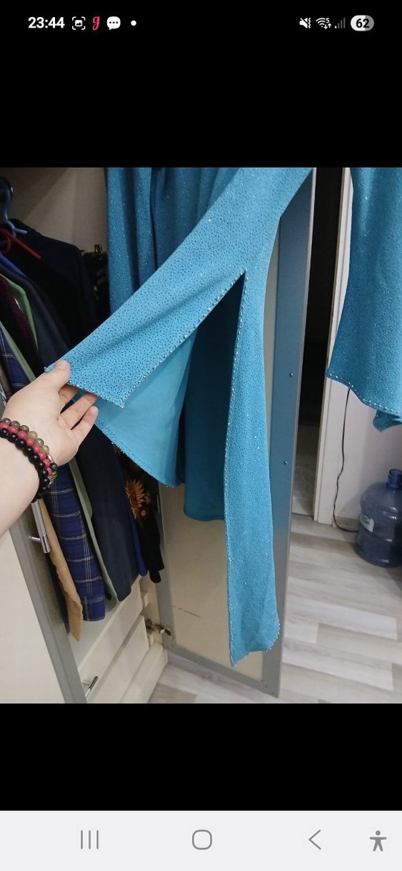 turkuaz renk alt üst takım - Görsel 3