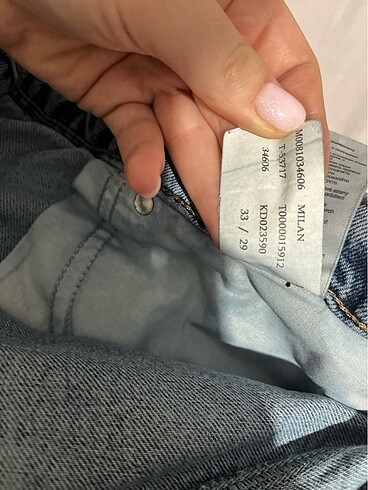 33 Beden lacivert Renk Jeans