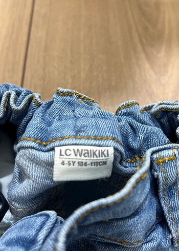 4 Yaş Beden mavi Renk Erkek Çocuk Mavi Denim Pantolon