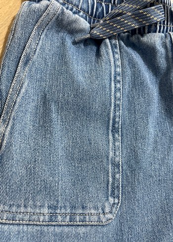 4 Yaş Beden Erkek Çocuk Mavi Loose Fit Kot Pantolon