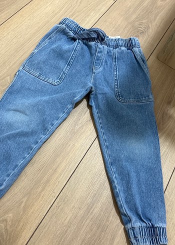 Erkek Çocuk Mavi Loose Fit Kot Pantolon
