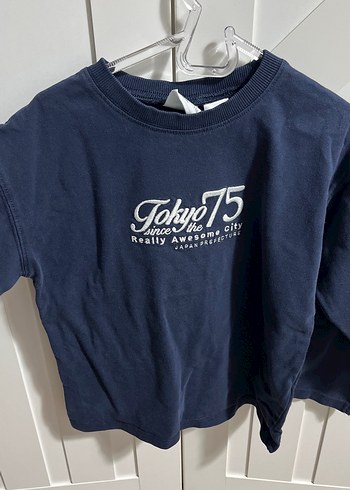 Erkek Çocuk Lacivert Denim Sweatshirt