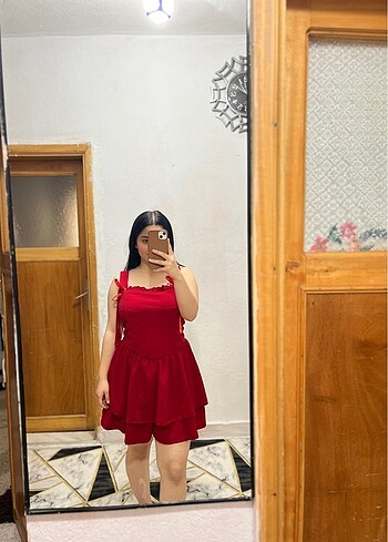 Shein şortlu elbise