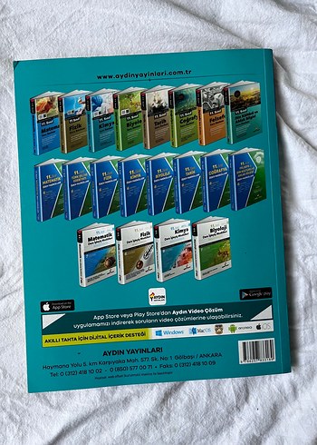 11. Sınıf Kimya Soru Bankası - Aydın Yayınları - Görsel 2