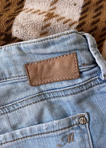 Kadın Açık Mavi Kısa Denim Şort - Görsel 3