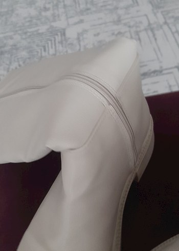 Kadın bej çizme - Görsel 6