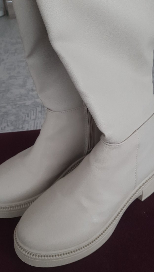 Kadın bej çizme - Görsel 2