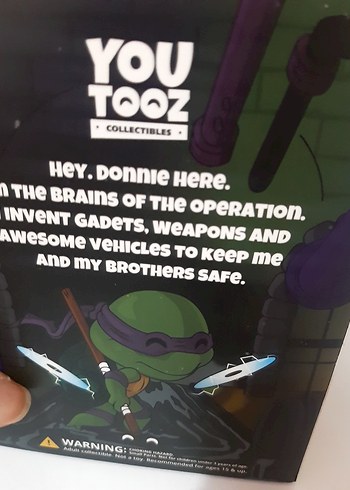 Mor Kutuda Orjinal Turtles Aksiyon Figürü - Görsel 2