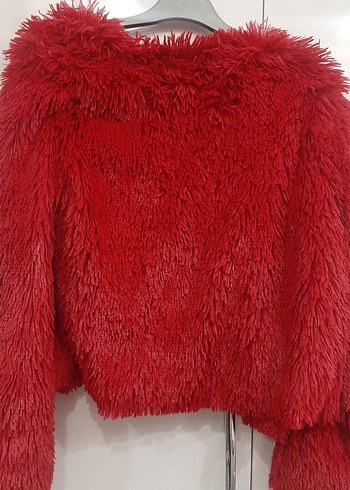 Kırmızı June marka hırka - Görsel 5