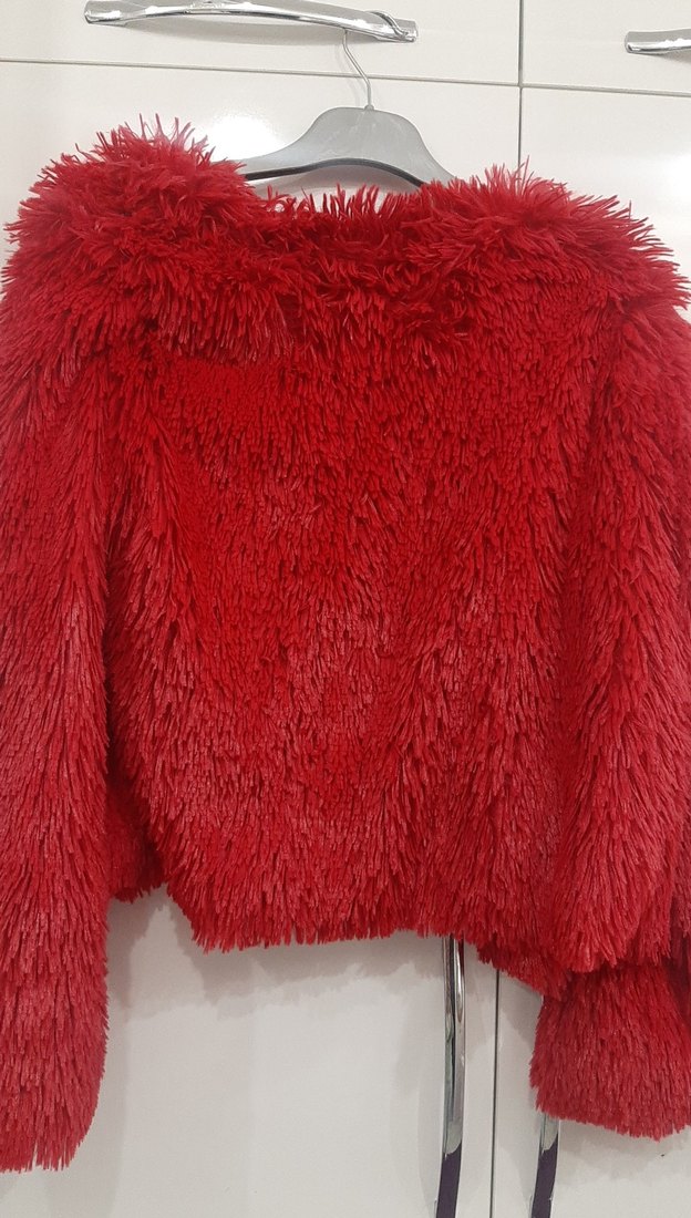 Kırmızı June marka  hırka - Görsel 5