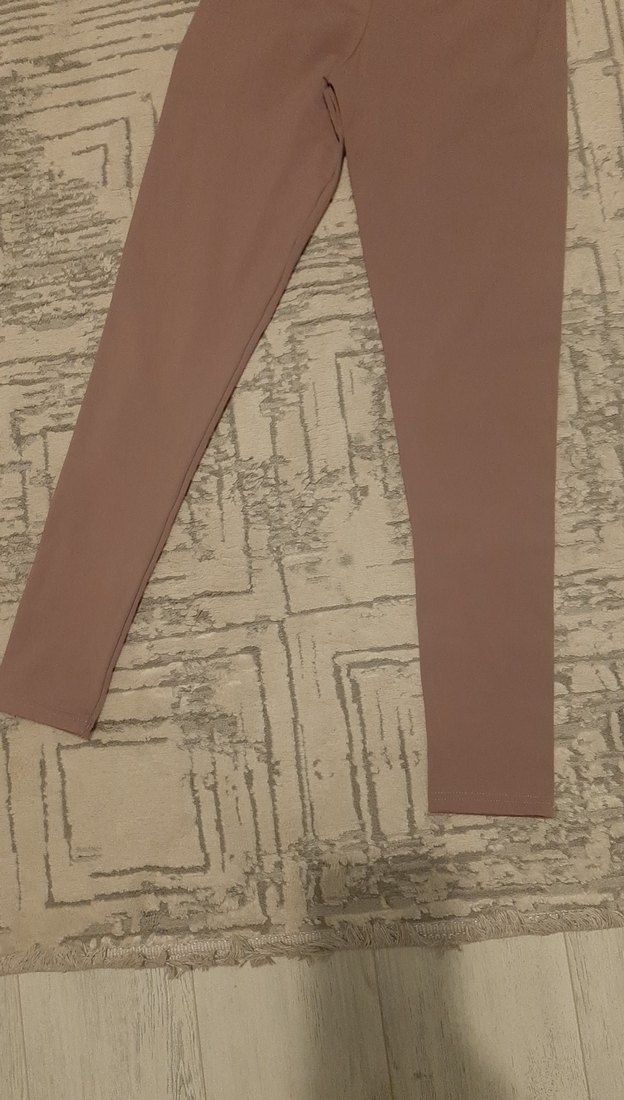 Bej Midi Kadın Tayt - Görsel 2