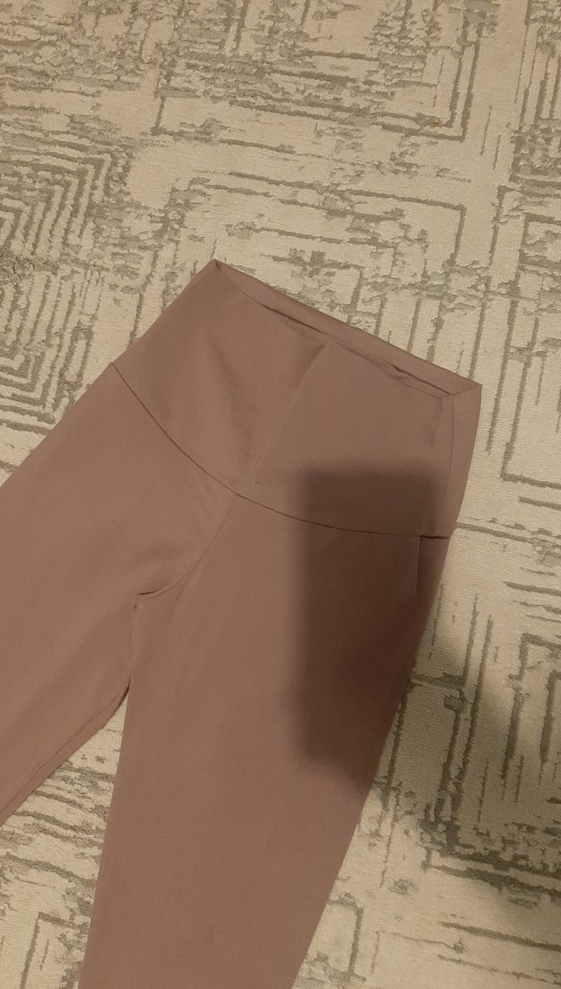 Bej Midi Kadın Tayt - Görsel 3