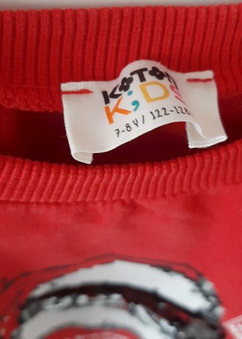 Kırmızı Baskılı Erkek Çocuk Sweatshirt - Görsel 3