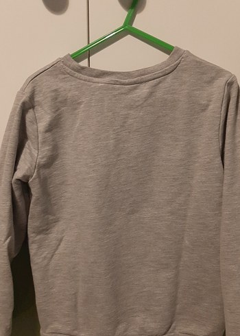 Gri Baskılı Uzun Kollu Erkek çocuk sweat - Görsel 8