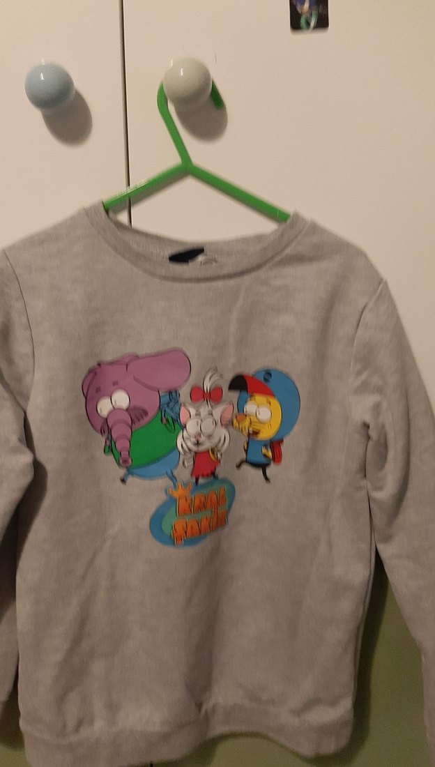 Gri Baskılı Uzun Kollu Erkek çocuk sweat - Görsel 4