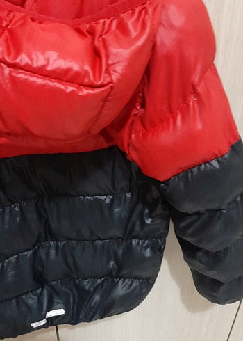 Fermuarlı Unisex Çocuk Kışlık Mont - Görsel 7