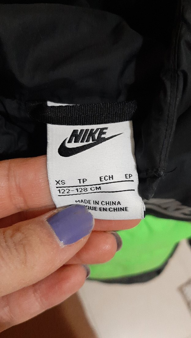 Fermuarlı Yeşil Nike Erkek Çocuk Mont - Görsel 2