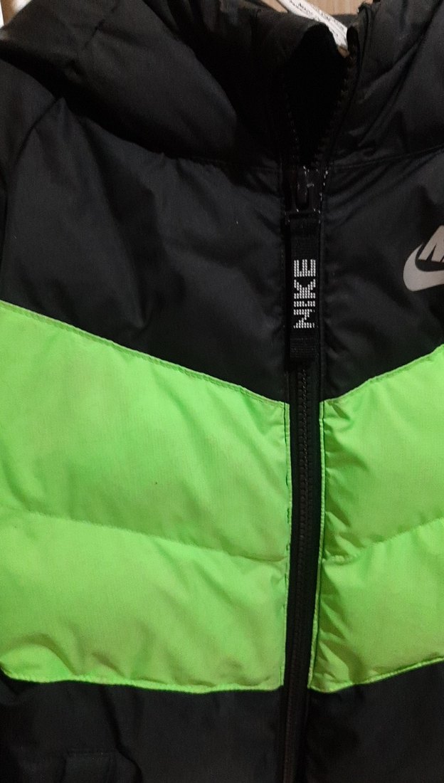 Fermuarlı Yeşil Nike Erkek Çocuk Mont - Görsel 5