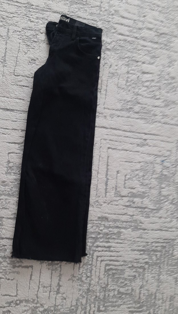 Mavi jeans.Siyah kız çocuk kot 11/12 yaş - Görsel 5