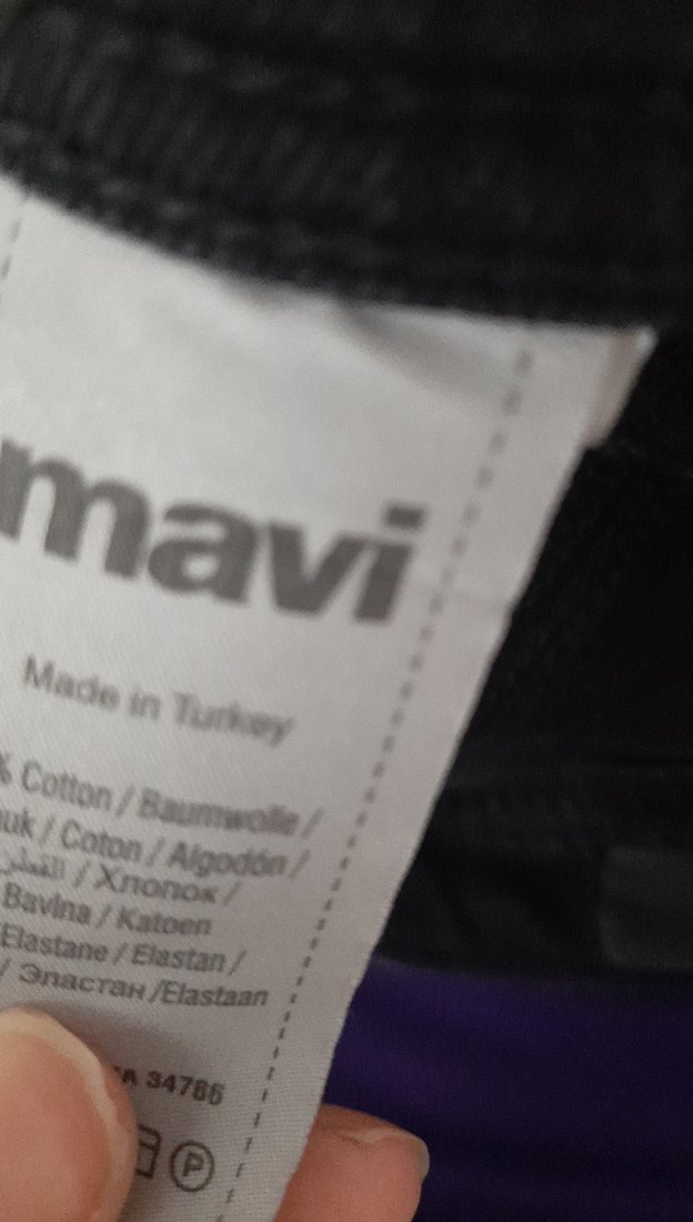 Mavi jeans.Siyah kız çocuk kot 11/12 yaş - Görsel 3