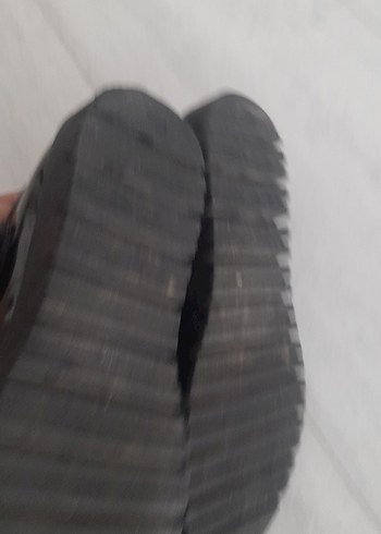 29 Beden siyah Renk Kız Çocuk Siyah Tokalı Babet Ayakkabı