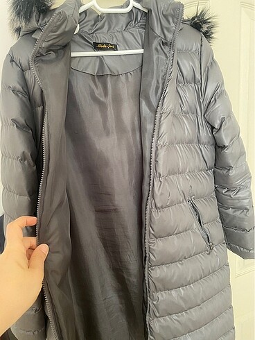 Diğer Moda Şems marka bayan uzun mont