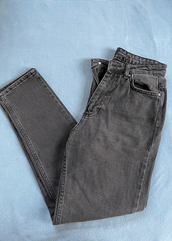 34 Beden siyah Renk Siyah Regular Fit Midi Kadın Kot Pantolon