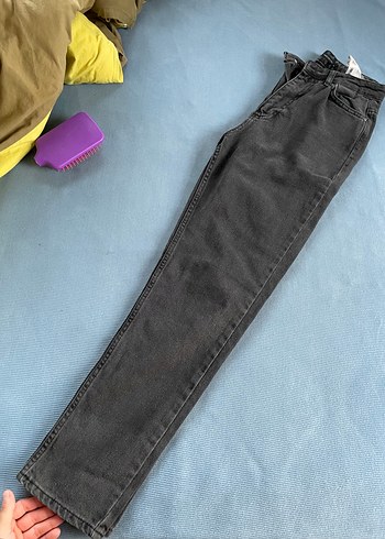 Trendyol & Milla Siyah Regular Fit Midi Kadın Kot Pantolon