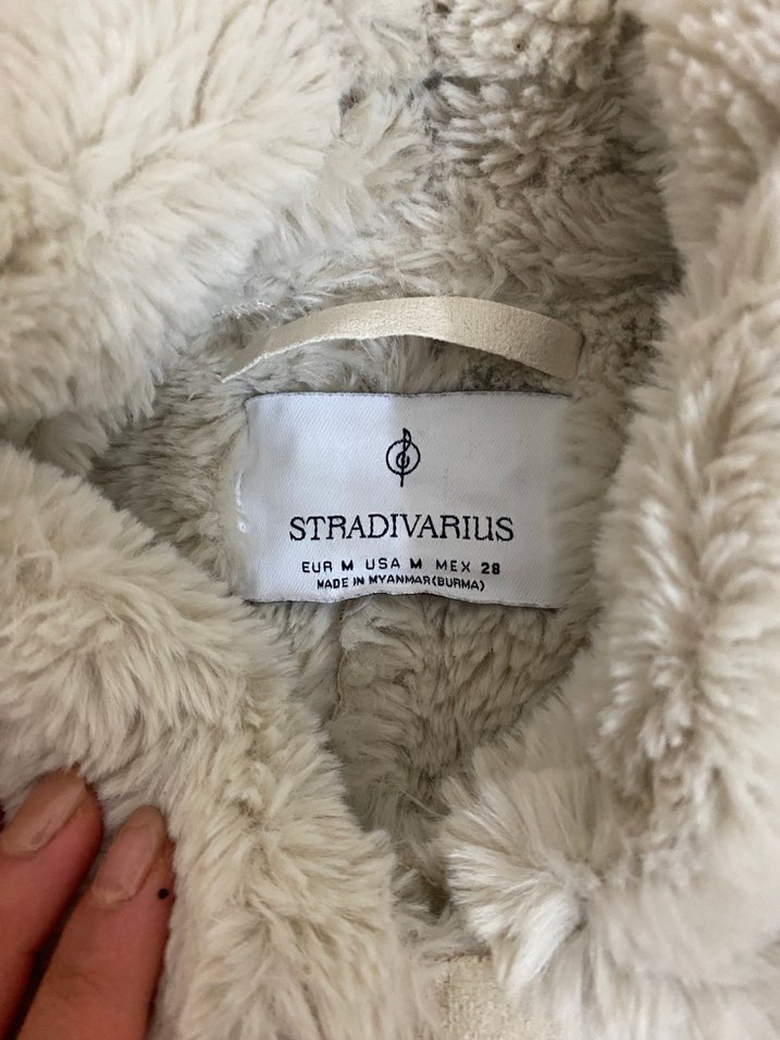 Stradi İçi kürklü süet ceket/mont - Görsel 2