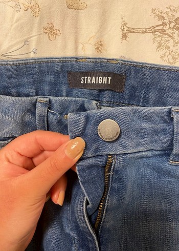 Kadın Mavi Denim Midi Boy Normal Kesim Jean - Görsel 2