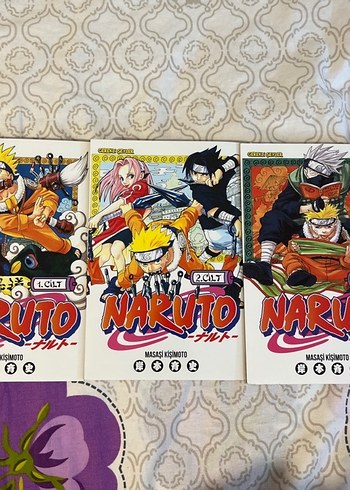 Naruto 1-3 Cilt Manga Seti