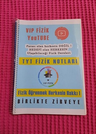 VIP FİZİK TYT VİDEO DERS NOTU