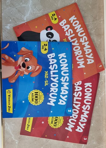  Konuşmaya Başlıyorum Yaz-Sil Seti 2-4 Yaş