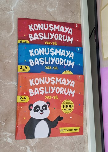 Konuşmaya Başlıyorum Yaz-Sil Seti 2-4 Yaş