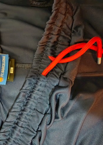 Lacivert Renkli FC Barcelona Spor Şortu - Görsel 5