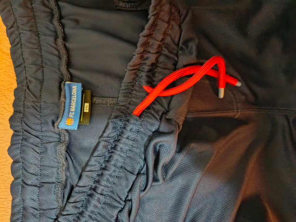 Lacivert Renkli FC Barcelona Spor Şortu - Görsel 5