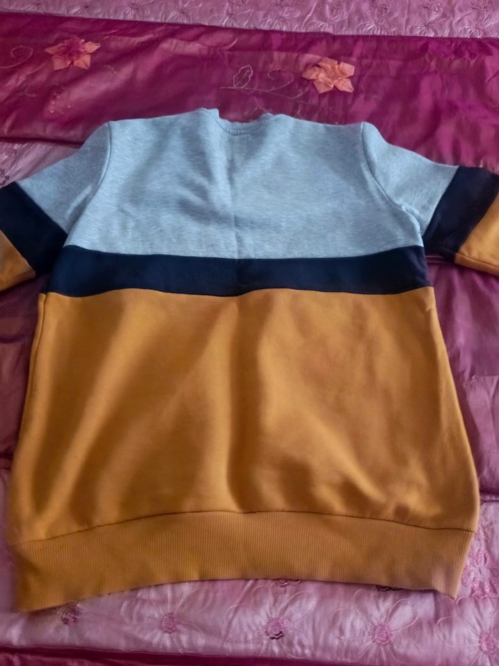 Erkek Çocuk Gri Renk Kemerli Sweatshirt - Görsel 4